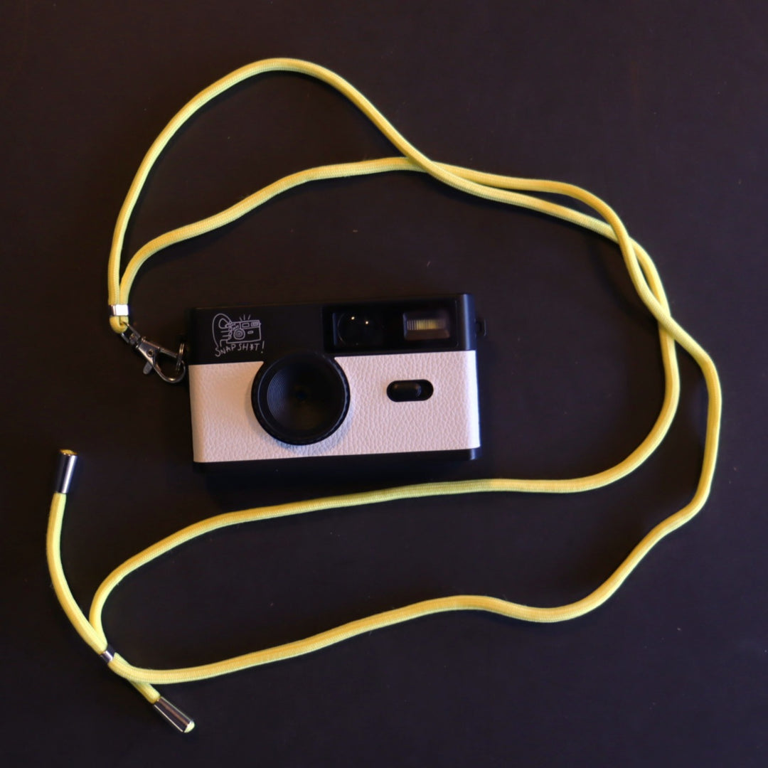 SNPSHT over the shoulder camera strap in military green