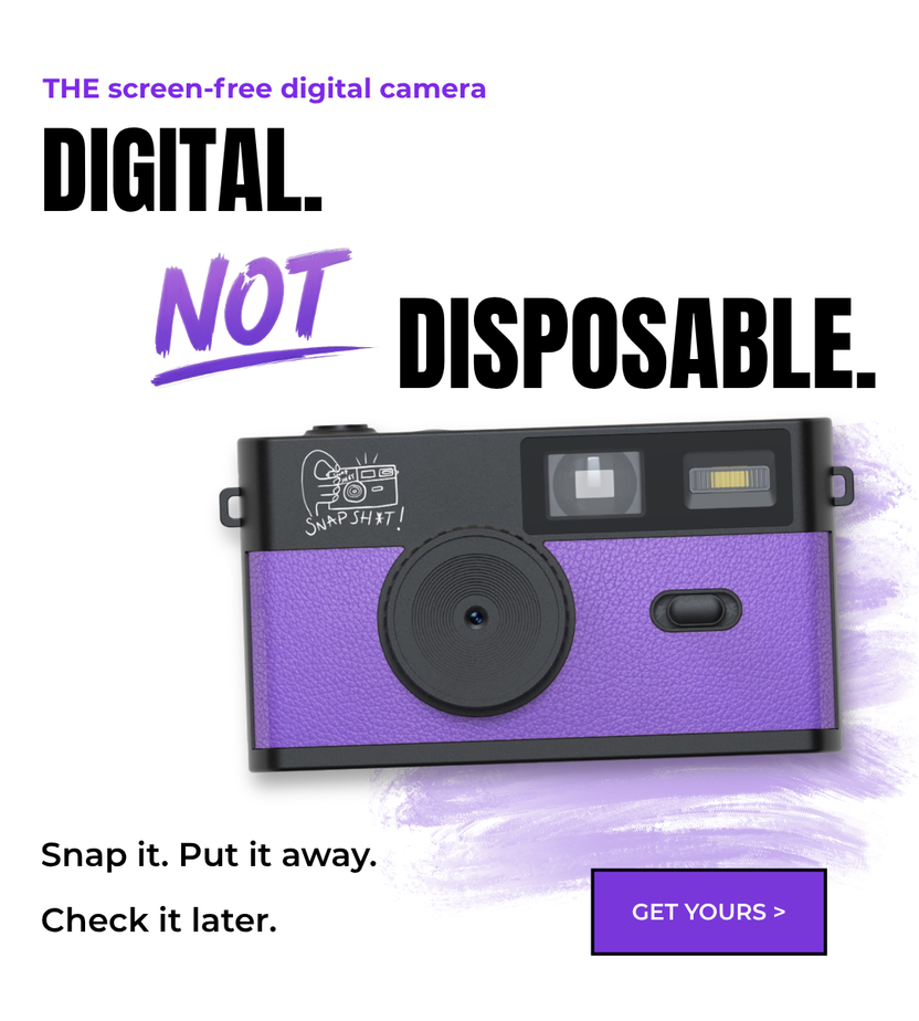 SNPSHT Camera – Screen-Free Digital Camera | Digital, Not Disposable